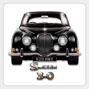 Stunning S Type 3Litre Jag Car Magnet